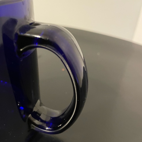 Cobalt Blue Vintage Coffee Mug Made In USA 12 Oz Heavy - Picture 2 of 5